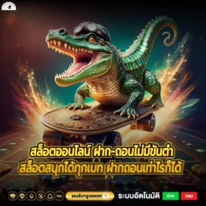 สล็อตออนไลน์ ฝาก-ถอนไม่มีขั้นต่ำ สล็อตสนุกได้ทุกเบท ฝากถอนเท่าไรก็ได้ 